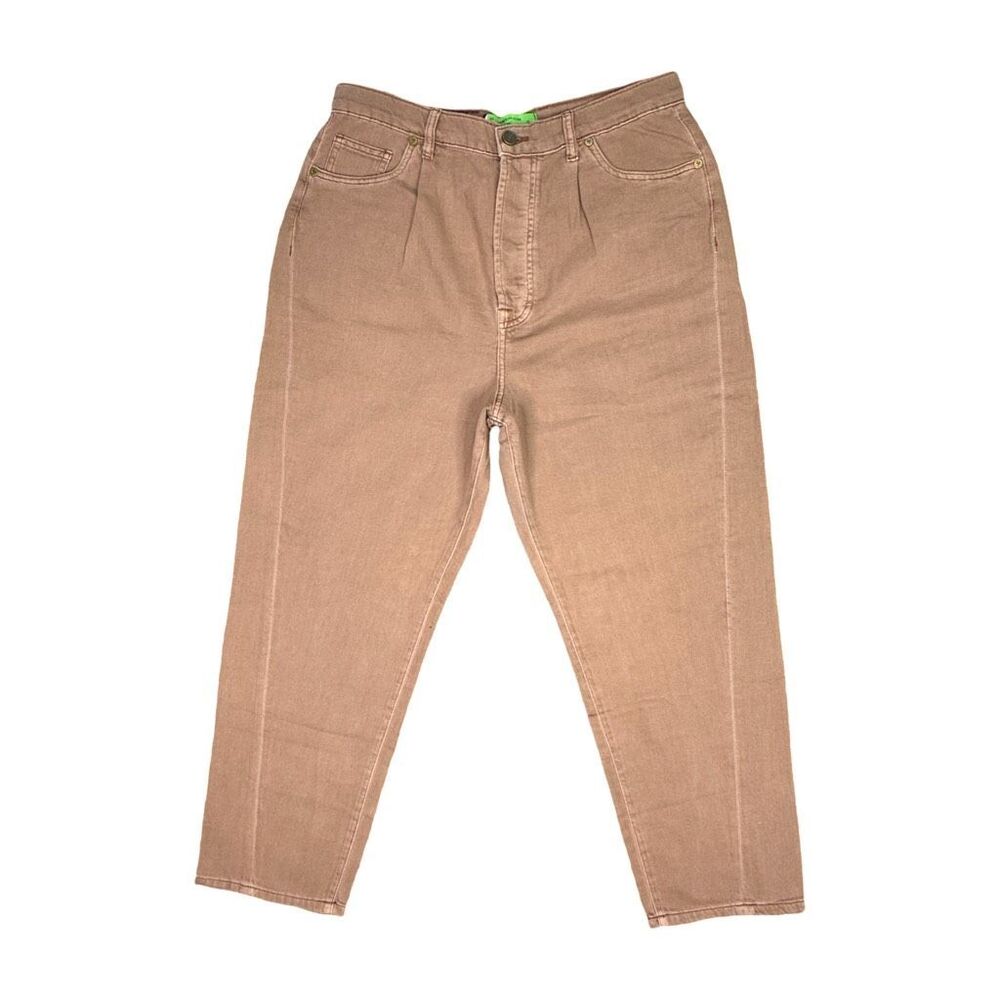 SR vs Sandrine Rose x Free People Wide Leg Cotton Linen Buckle Pants - Size 31
